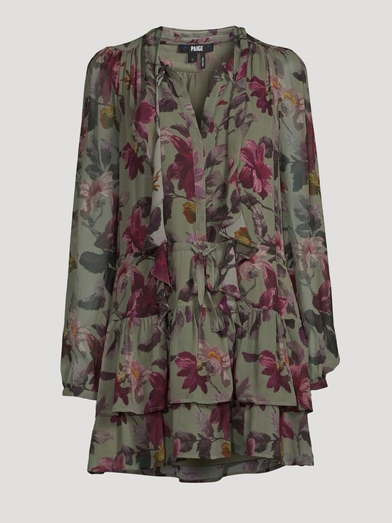 PAIGE Dresses & Skirts - NWOT Paige Elynne Floral Mini Dress 100% silk floral mini dress